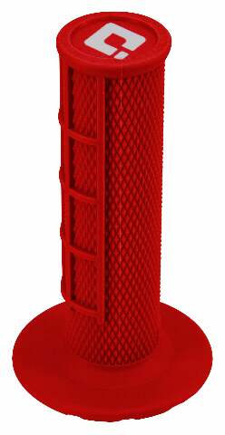 ODI MINI MX HALF WAFFLE GRIPS RED H01MMR