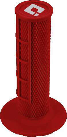 ODI HALF WAFFLE LOCK-ON GRIP RED H36HWR