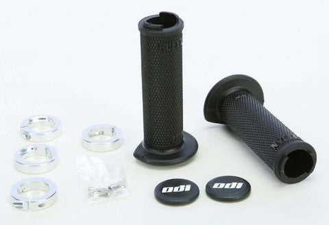 ODI ATV RUFFIAN LOCKON GRIP 120MM BLACK/SILVER J31RFB-S