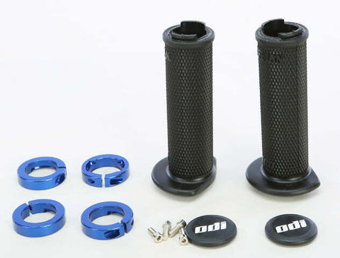 ODI ATV RUFFIAN LOCKON GRIP 120MM BLACK/BLUE J31RFB-U