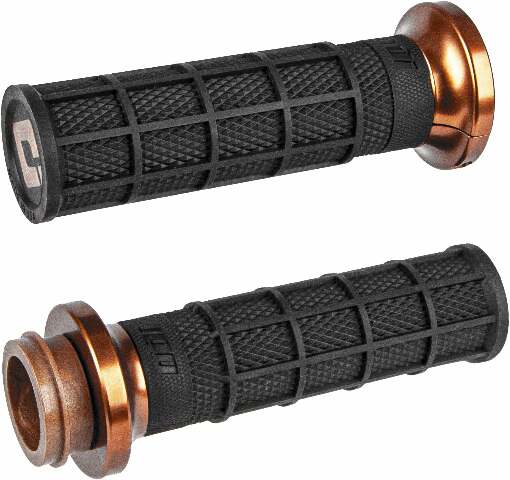 ODI LOCK ON WAFFLE STYLE GRIPS BLACK/BRONZE FOR TBW V31HTW-BZ-Z