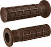 ODI SINGLE PLY WAFFLE GRIPS VTWIN BROWN V02FWBN