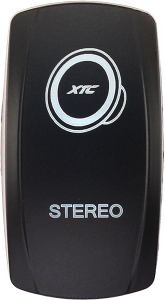 XTC POWER PRODUCTS DASH SWITCH ROCKER FACE STEREO SW00-00104020