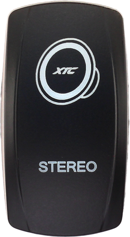 XTC POWER PRODUCTS DASH SWITCH ROCKER FACE STEREO SW00-00104020
