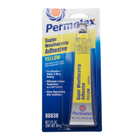PERMATEX SUPER WEATHER STRIP ADHESIVE 2 OZ 80638