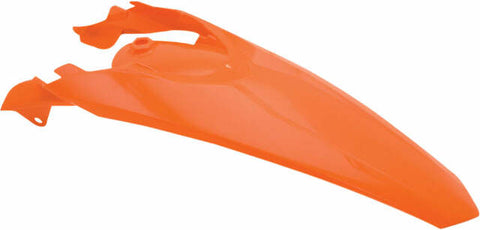 ACERBIS REAR FENDER W/TAILLIGHT TAB ORANGE 2250380237