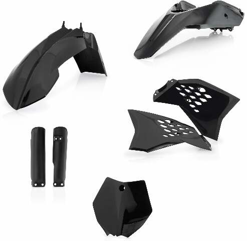 ACERBIS FULL PLASTIC KIT BLACK 2253040001