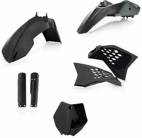 ACERBIS FULL PLASTIC KIT BLACK 2253040001