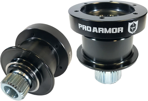 PRO ARMOR QUICK RELEASE STEERING WHEEL HUB BLACK P081Z281BL