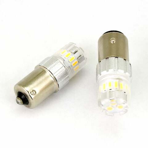 CYRON LED BULB 1156 RED PAIR 6W/BULB SMD OMNI DIRECTIONAL AB1156E-R