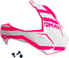 GMAX VISOR W/SCREWS TRAPPER PINK/WHITE/GREY GM-11S G011106