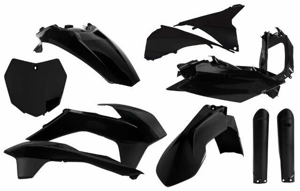ACERBIS FULL PLASTIC KIT BLACK 2403090001