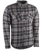 HIGHWAY 21 MARKSMAN FLANNEL BLACK/GREY SM #6049 489-1181~2