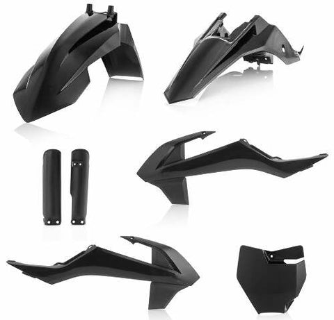 ACERBIS FULL PLASTIC KIT BLACK 2449600001