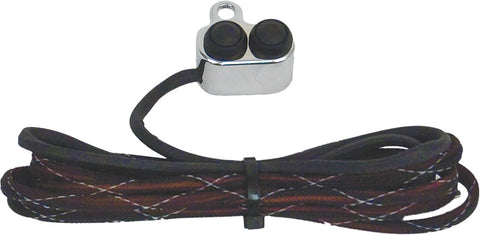 ARNOTT HANDLEBAR-MOUNTED PUSH-BUTTON SWITCH CONTROL CHROME K-2633