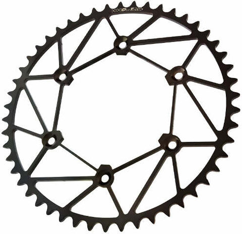 DIRT TRICKS REAR SPROCKET CHROMOLY STL/ZIR 50T-520 BLK HON CR-50-D-B