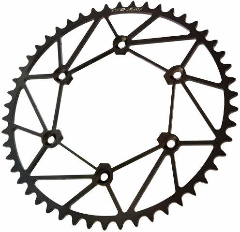 DIRT TRICKS REAR SPROCKET CHROMOLY STL/ZIR 52T-520 CHROMATIC HON CR-52-Z-C