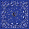 ZAN BANDANNA NAVY PAISLEY B002