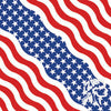 ZAN BANDANNA USA WAVY B005