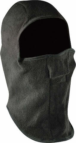 ZAN BALACLAVA FLEECE VELCRO BLACK WB114V