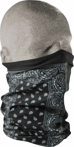 ZAN MOTLEY TUBE BLACK PAISLEY T101