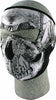 ZAN FULL FACE MASK BLACK/WHITE SKULL WNFM002