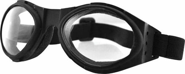 BOBSTER BUGEYE SUNGLASSES BLACK W/CLEAR LENS BA001C