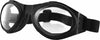 BOBSTER BUGEYE SUNGLASSES BLACK W/CLEAR LENS BA001C