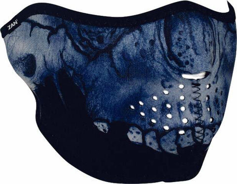 ZAN 1/2 FACE MASK MIDNIGHT SKULL WNFM417H