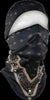 ZAN SPORTFLEX CONVERTIBLE BALACLAVA BLK/ORG BANDANA WB4L197