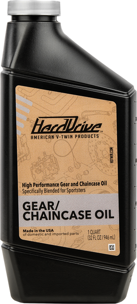 HARDDRIVE GEAR/CHAIN CASE OIL 1QT 198505