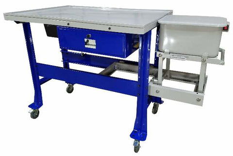 IDEAL TEAR DOWN TABLE W/PARTS WASHER PTDT-PW-1000