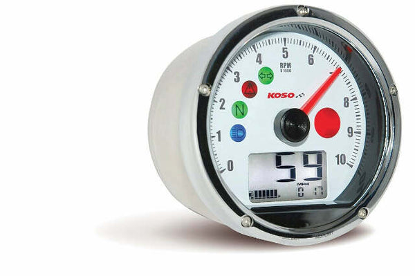 KOSO T & T MULTI FUNCTION METER (CHROME) BA035W00