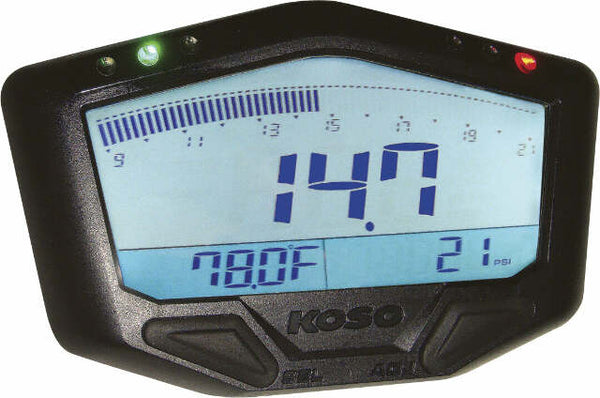 KOSO X-2 BOOST GAUGE W/ AIR/FUEL RATIO AND TEMPERATURE BA029001