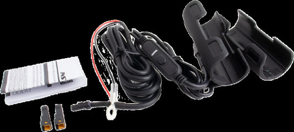 KOSO X-CLAWS HEATED GRIPS CLAMP-ON SLEEVE 12V BLACK AX1200M0