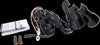 KOSO X-CLAWS HEATED GRIPS CLAMP-ON SLEEVE 12V BLACK AX1200M0