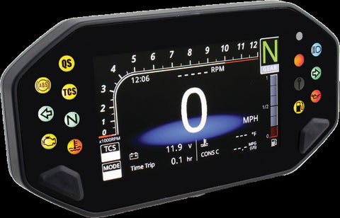 KOSO RX-4 TFT MULTIFUNCTION METER BLACK YAM BA081000