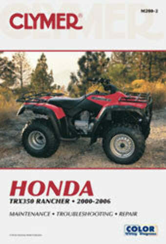 CLYMER REPAIR MANUAL HON TRX350 RANCHER CM2002