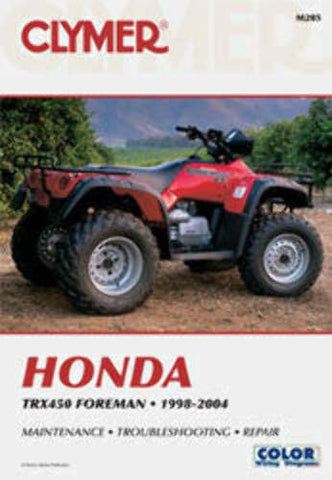 CLYMER REPAIR MANUAL HON TRX450 FOREMAN 450 CM205