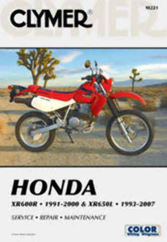 CLYMER REPAIR MANUAL HON XR600R/XR650L CM221
