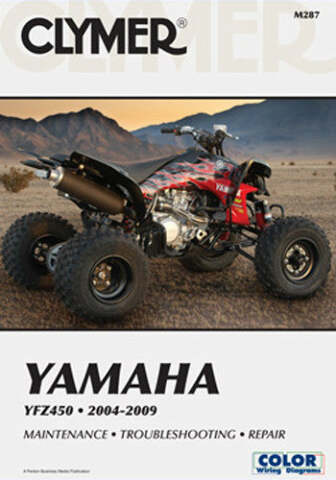 CLYMER REPAIR MANUAL YAM YFZ450 CM2872