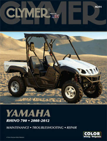 CLYMER REPAIR MANUAL YAM RHINO 700 '08-12 CM291