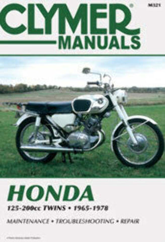 CLYMER REPAIR MANUAL HON 125-200CC TWIN CM321