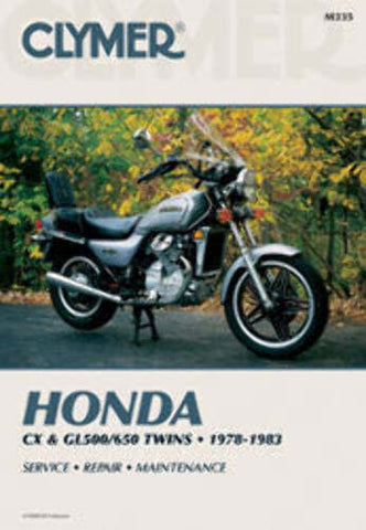 CLYMER REPAIR MANUAL HON CX/GL500/650 CM335