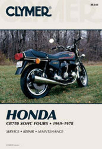 CLYMER REPAIR MANUAL HON CB750 SOHC CM341