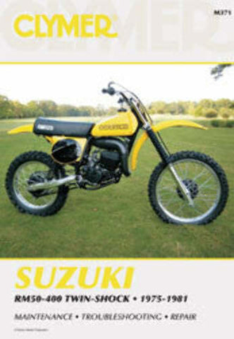 CLYMER REPAIR MANUAL SUZ RM50-400 CM371