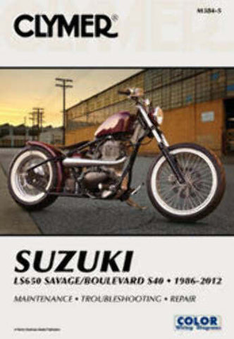 CLYMER REPAIR MANUAL SUZ SAVAGE LS650 CM3845