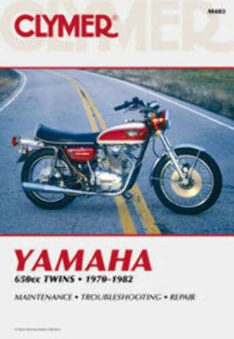 CLYMER REPAIR MANUAL YAM 650 TWIN CM403