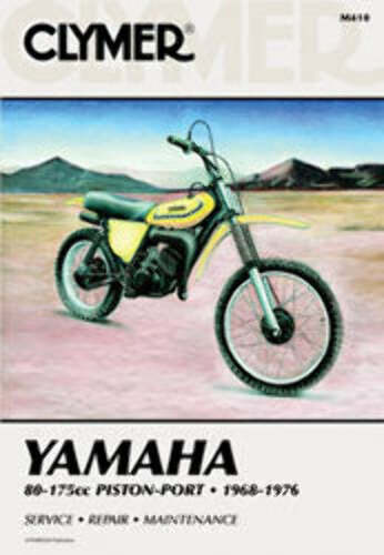 CLYMER REPAIR MANUAL YAM 80-175CC CM410