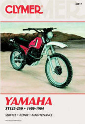 CLYMER REPAIR MANUAL YAM XT125-250 CM417
